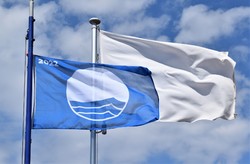 Błękitna Flaga na plaży w Mielnie
