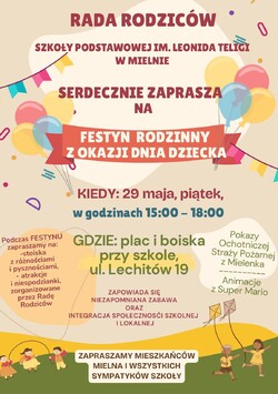 Festyn rodzinny z okazji Dnia Dziecka [29.05.2026]