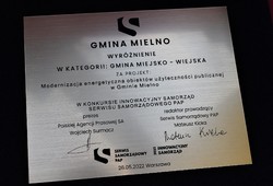 Innowacyjny samorząd - wyróżnienie dla Mielna