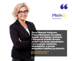 Życzenia dla Sołtysów i Przewodniczących Zarządów Osiedli!