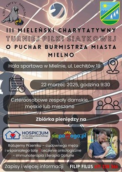 III Mieleński Charytatywny Turniej Piłki Siatkowej