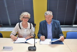 Remont głównej drogi w Mielnie