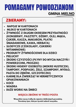 Pomagamy powodzianom