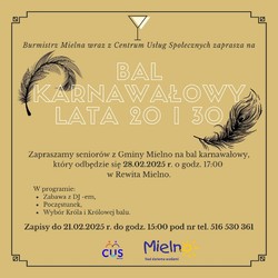 Bal Karnawałowy: Lata 20. i 30.
