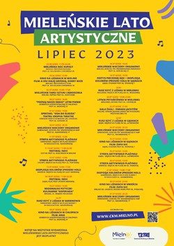 Mieleńskie Lato Artystyczne - lipiec 2023