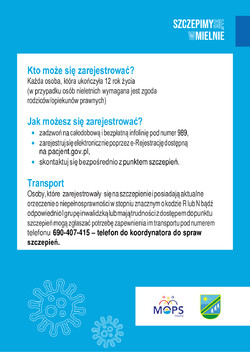 Szczepimy się w gminie Mielno
