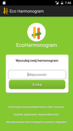 Aplikacja EcoHarmonogram już dostępna