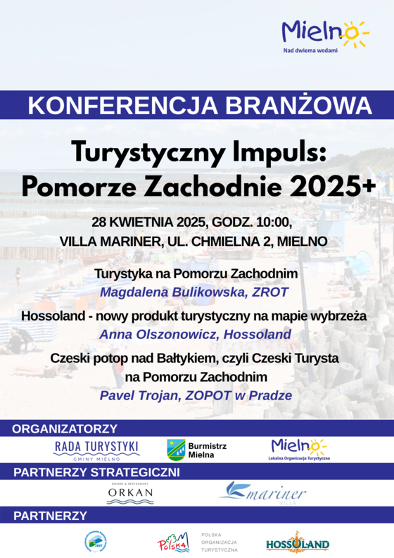 Konferencja Branżowa - Turystyczny Impuls: Pomorze Zachodnie 2025+